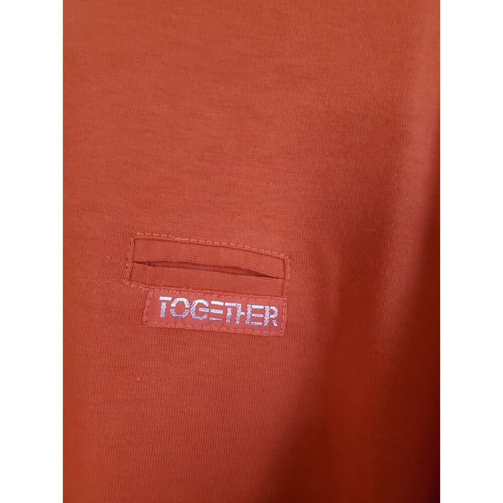 Vintage Together! Orange Long Sleeve T-Shirt, NWT Deadstock Women's Size Large - Picture 2 of 10